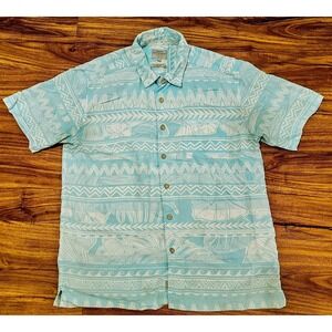 Quiksilver Waterman Large Button Up Gulfstream Tongs Slide
